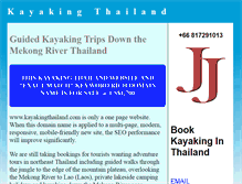 Tablet Screenshot of kayakingthailand.com